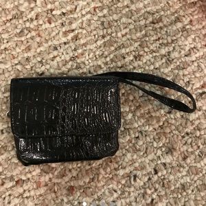 Shiny black wallet (never used)
